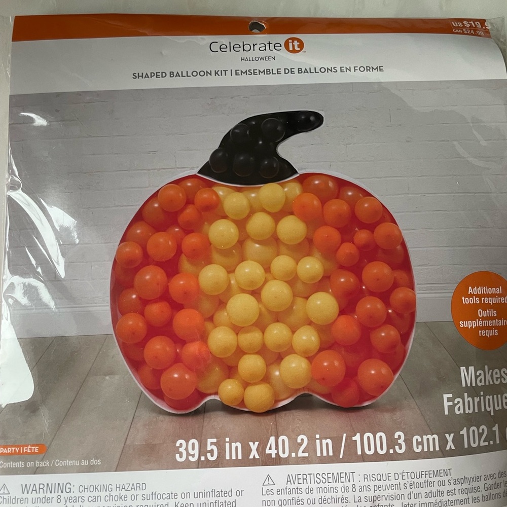 Halloween Pumpkin Balloon Kit